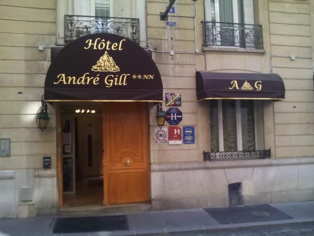 Hotel Andre Gill Paris Bagian luar foto